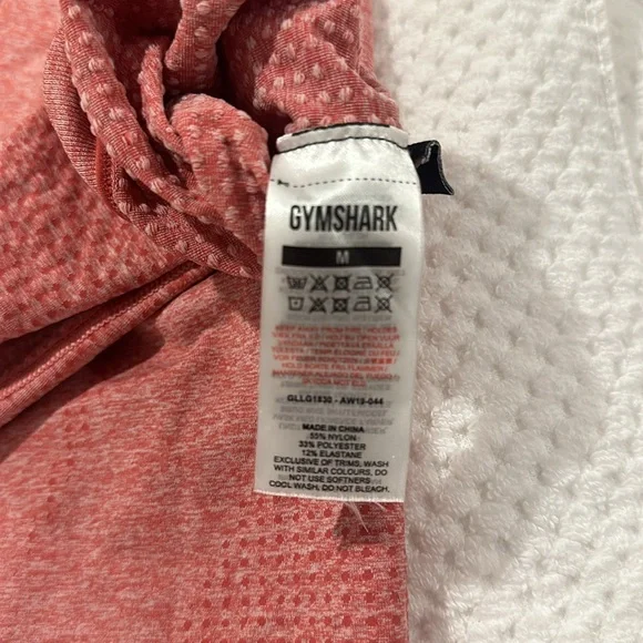 Gym shark leggings pink size M - Picture 3 of 3